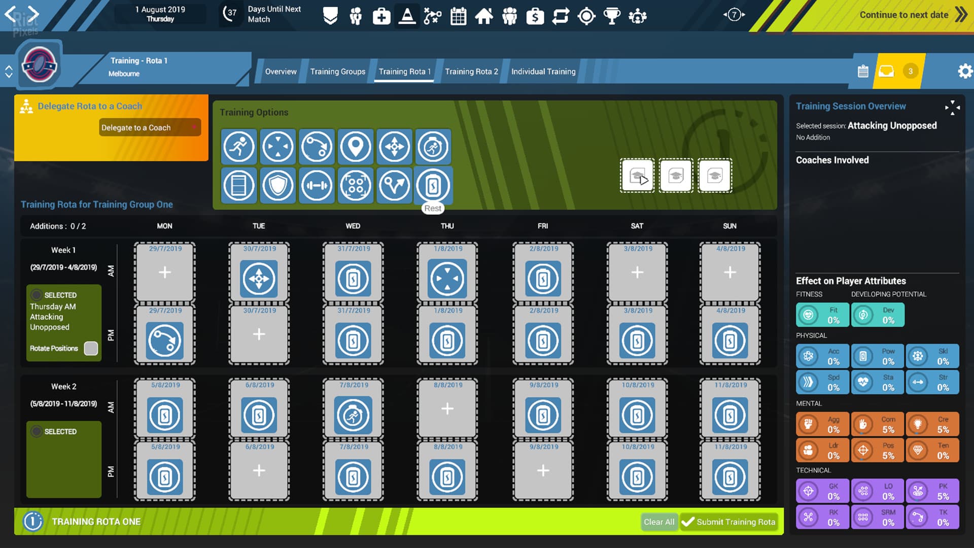 Rugby League/Union Team Manager 3 + 2 DLCs screenshot 6
