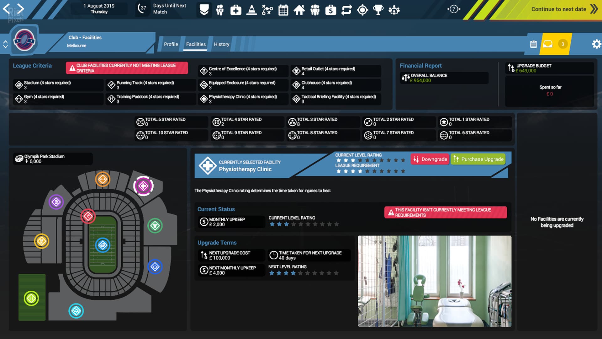 Rugby Union Team Manager 3 – 2021/22 Season Update + DLC screenshot 1