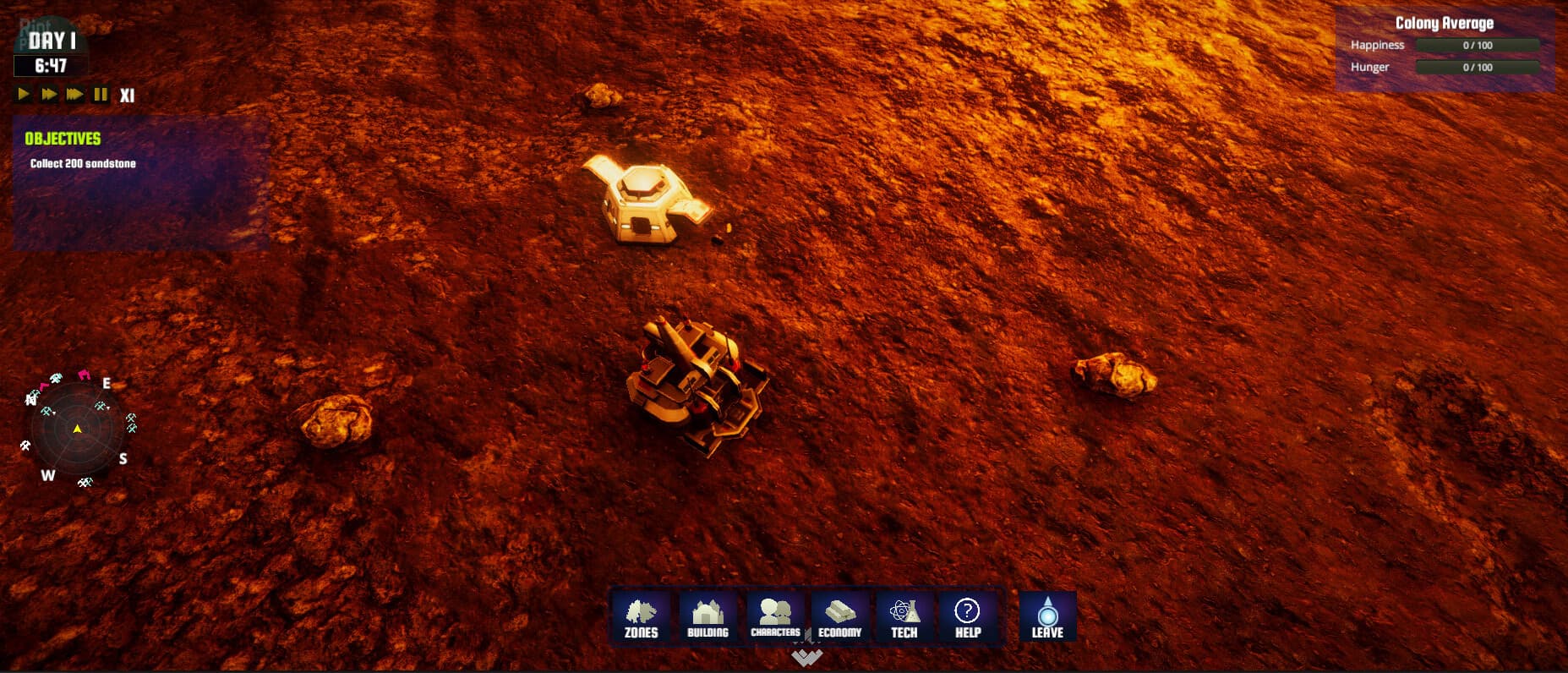 Colonization Simulator screenshot 2