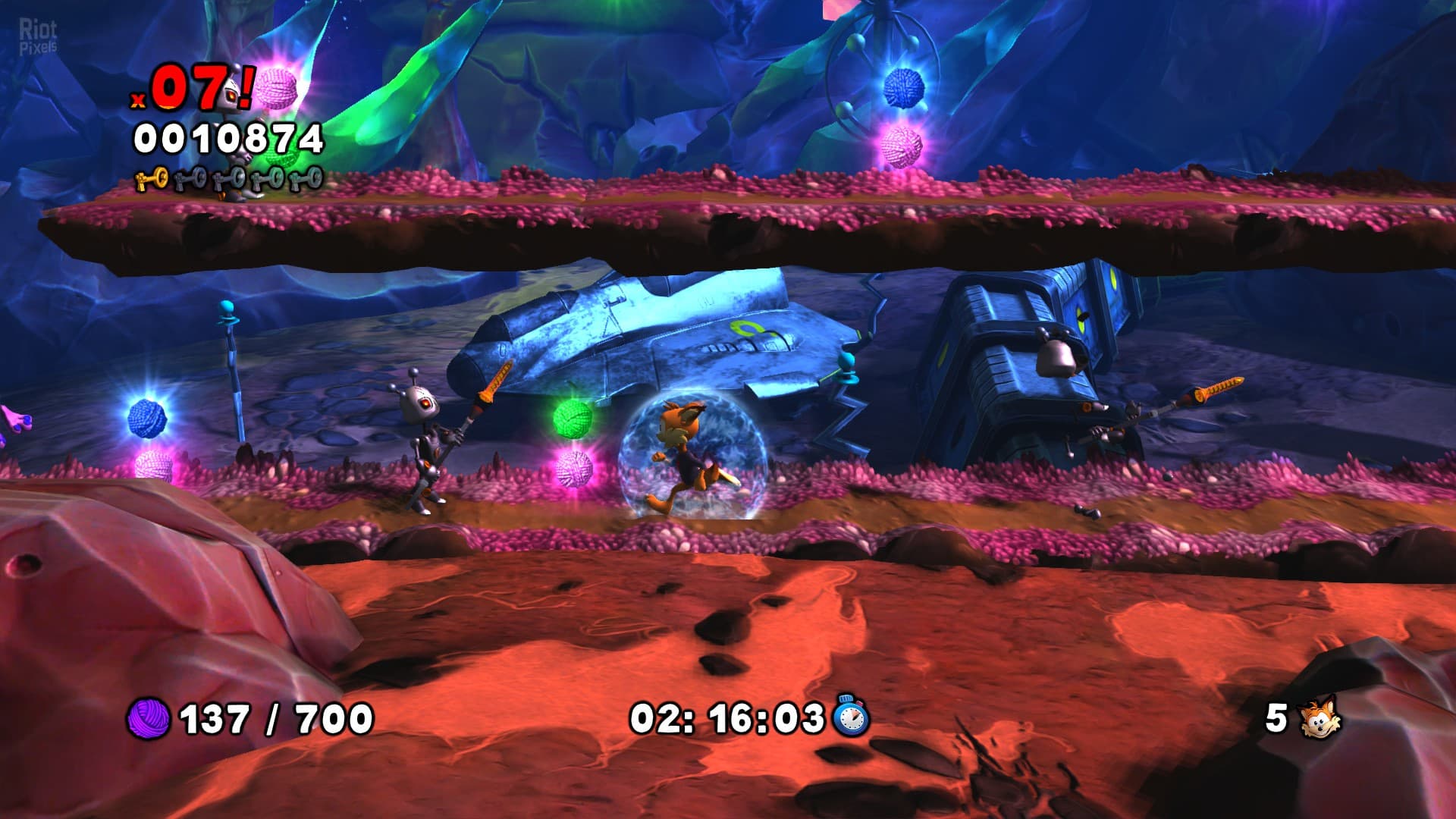 Bubsy: The Woolies Strike Back screenshot 2