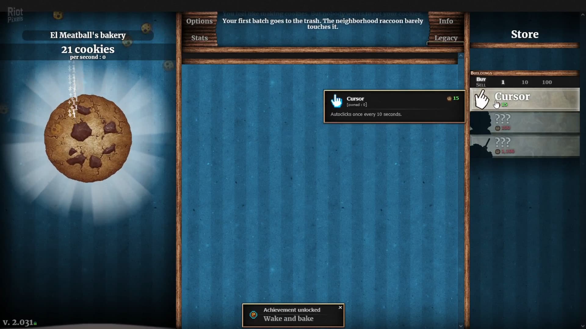 Cookie Clicker – v2.04 screenshot 1