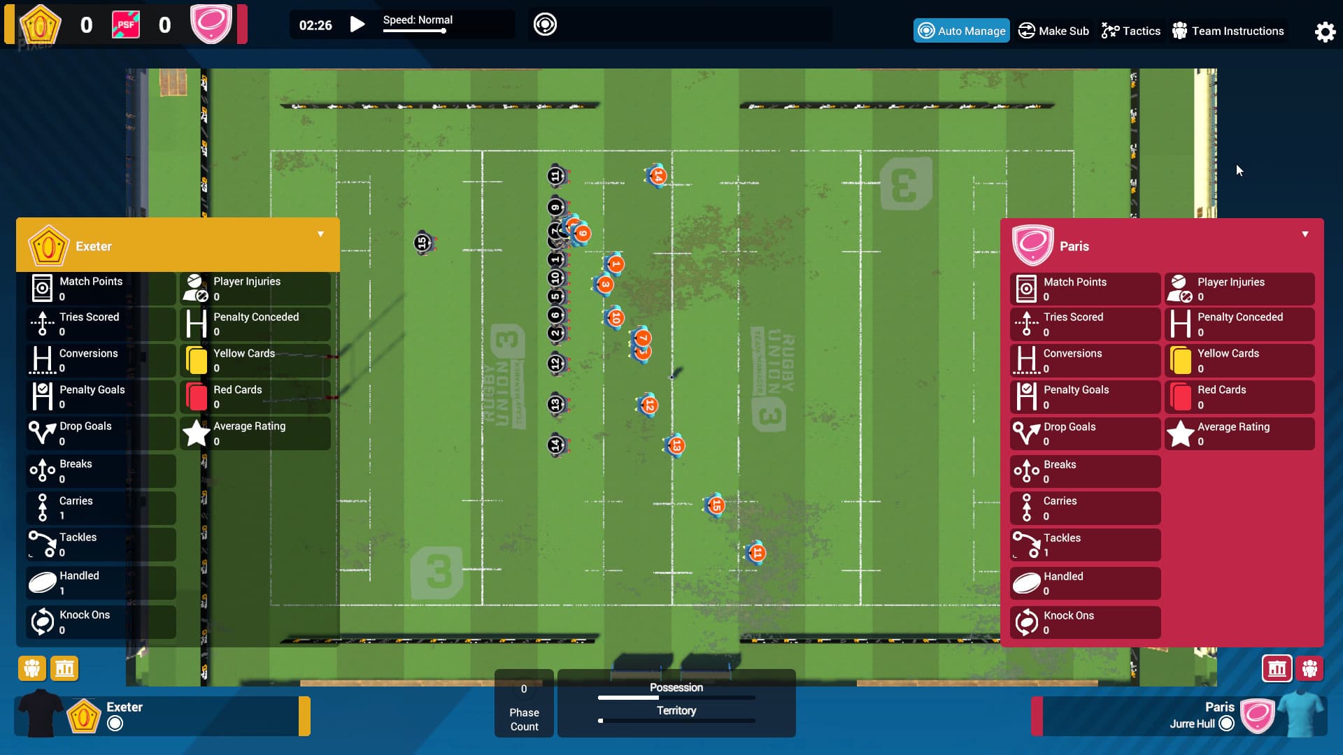 Rugby Union Team Manager 3 – 2021/22 Season Update + DLC screenshot 6