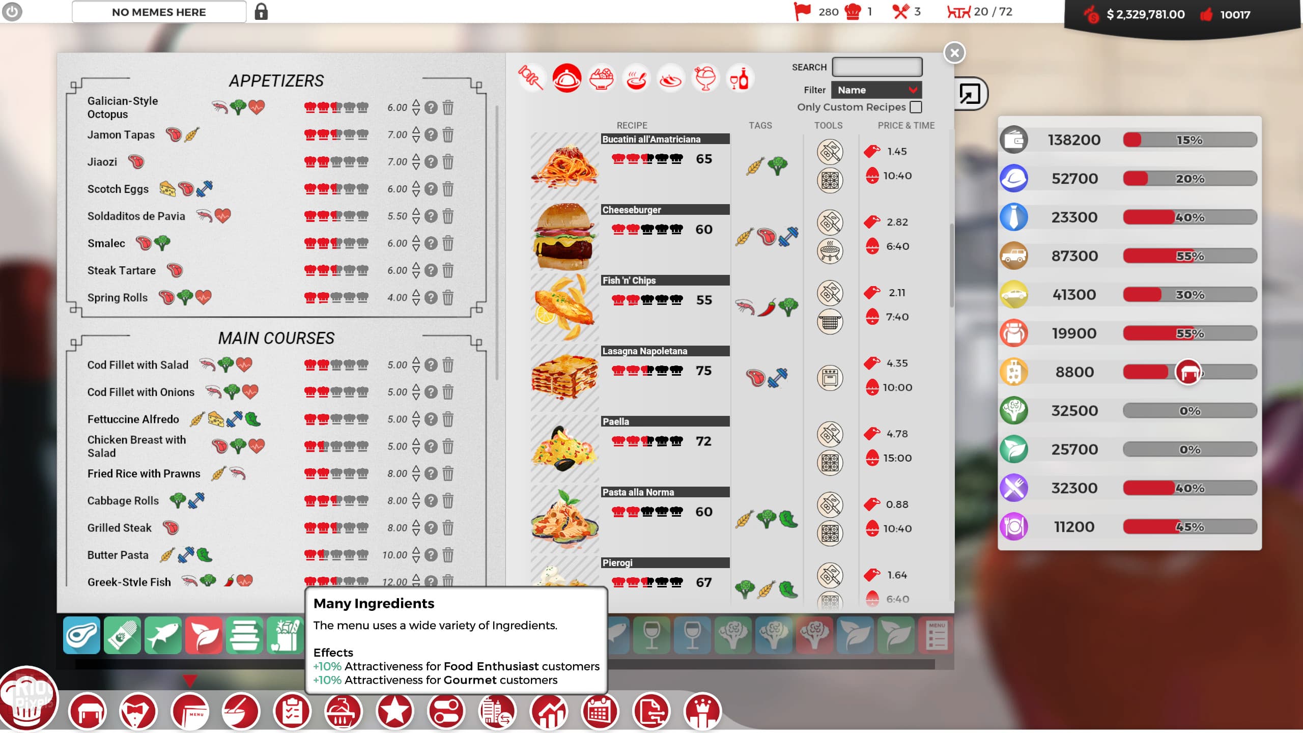 Chef: A Restaurant Tycoon Game – Full Menu Bundle, v1.51 + 3 DLCs screenshot 2