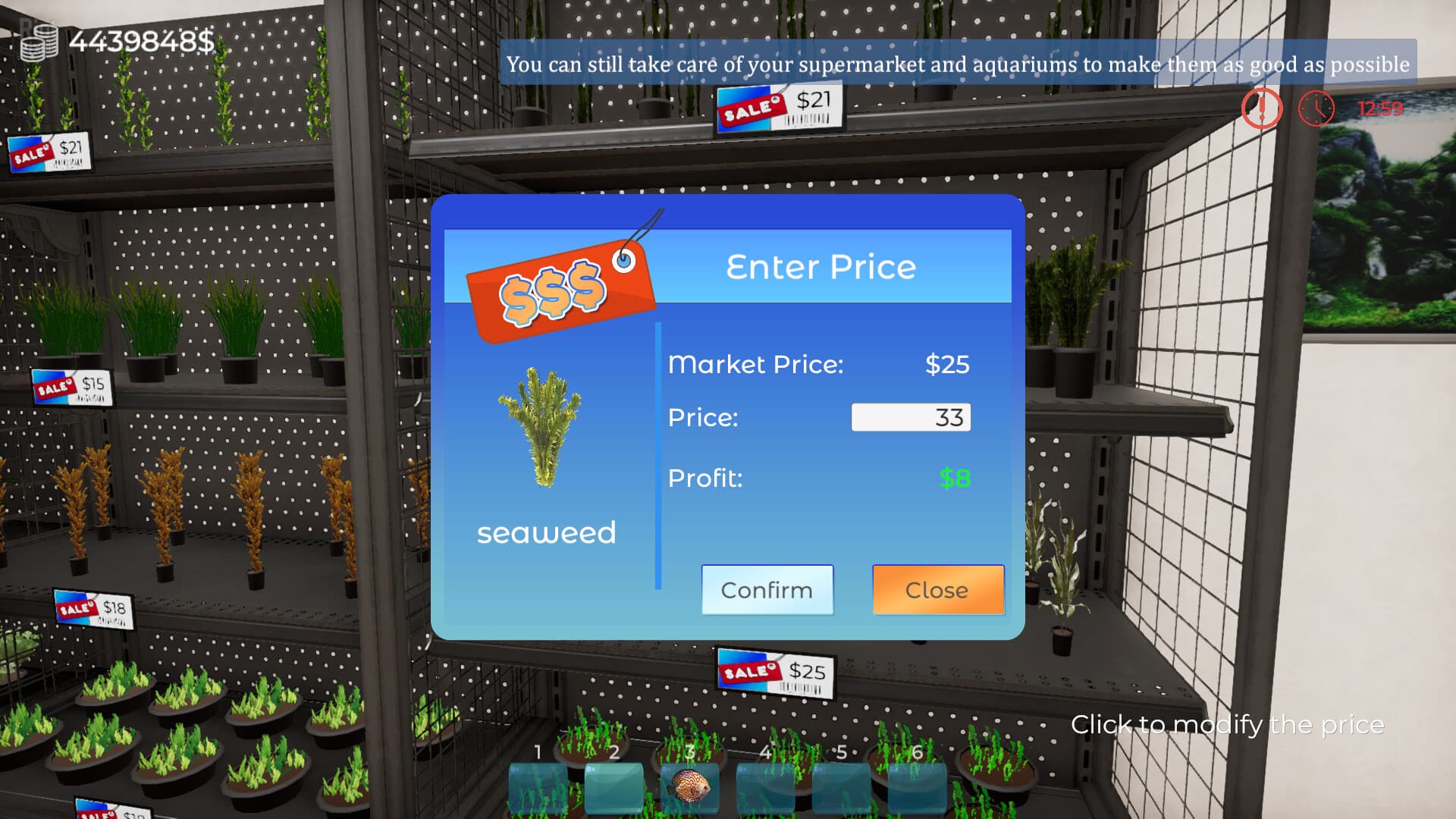Aquatic Store Simulator screenshot 4