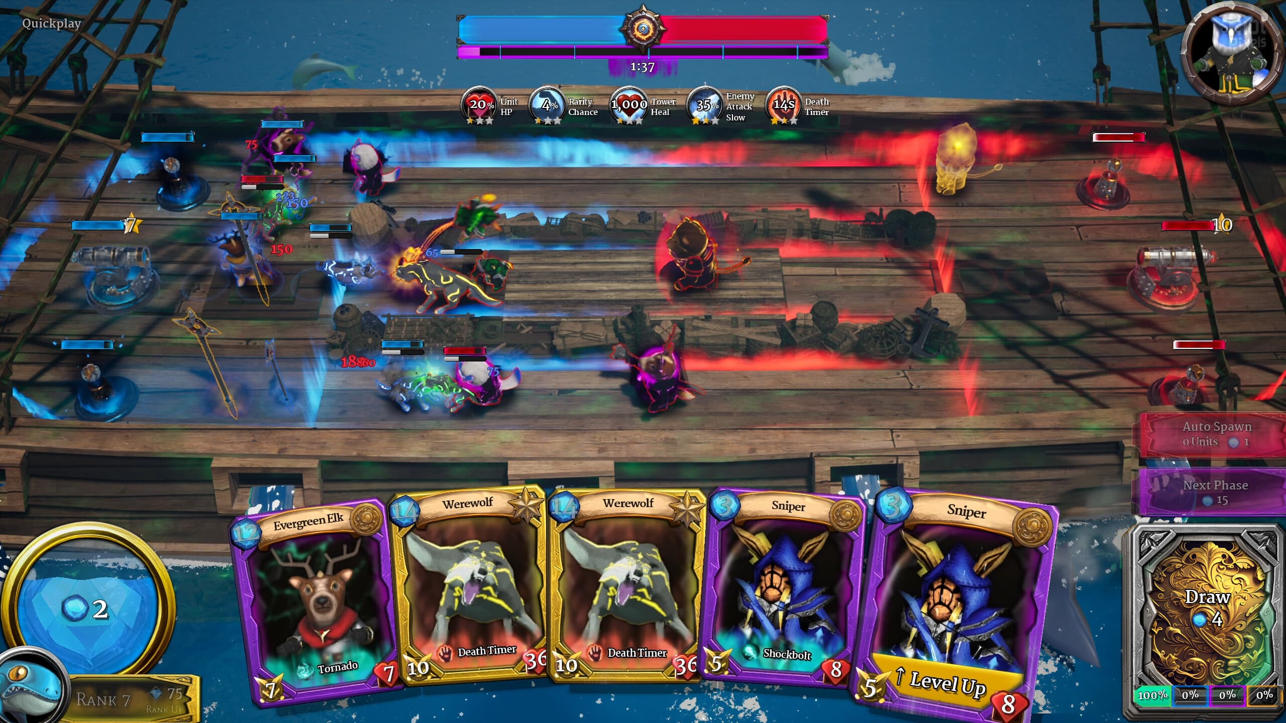 Battle Waves: Card Tactics screenshot 3