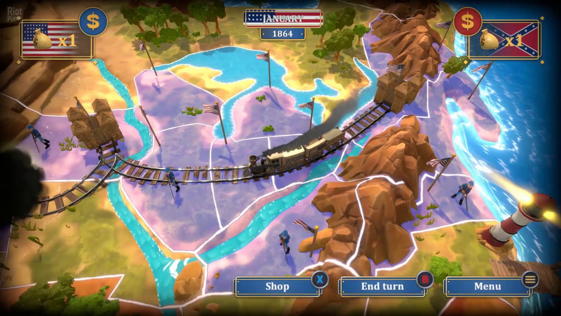 The Bluecoats: North & South + The Bluecoats: North vs South screenshot 1
