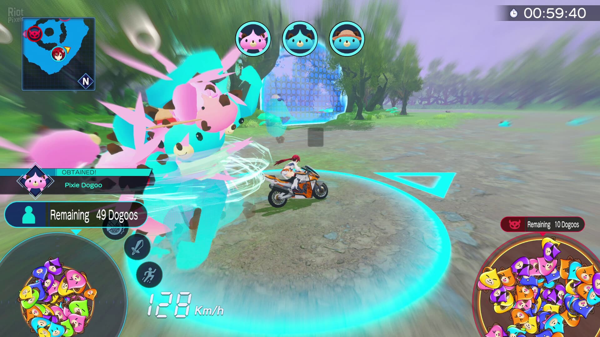 Neptunia Riders VS Dogoos: Deluxe Edition + 3 DLCs/Bonuses screenshot 1