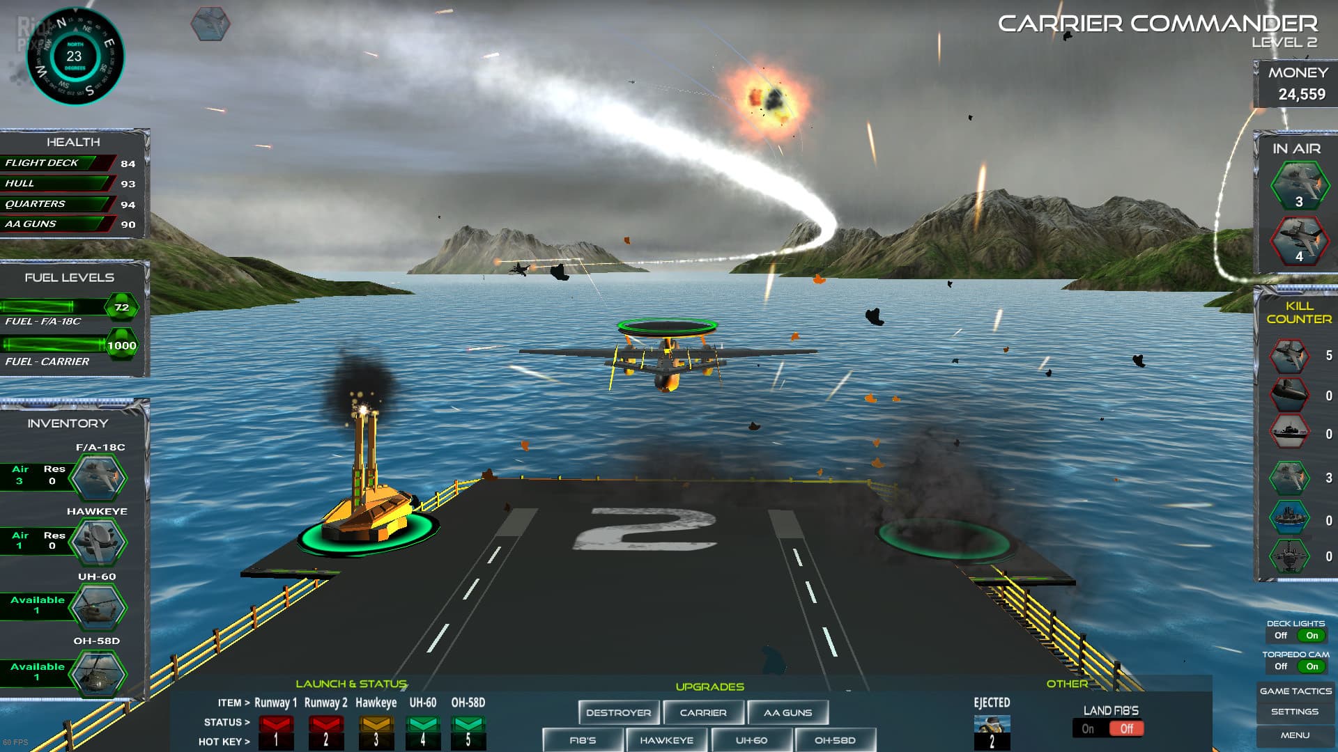 Carrier Commander screenshot 1