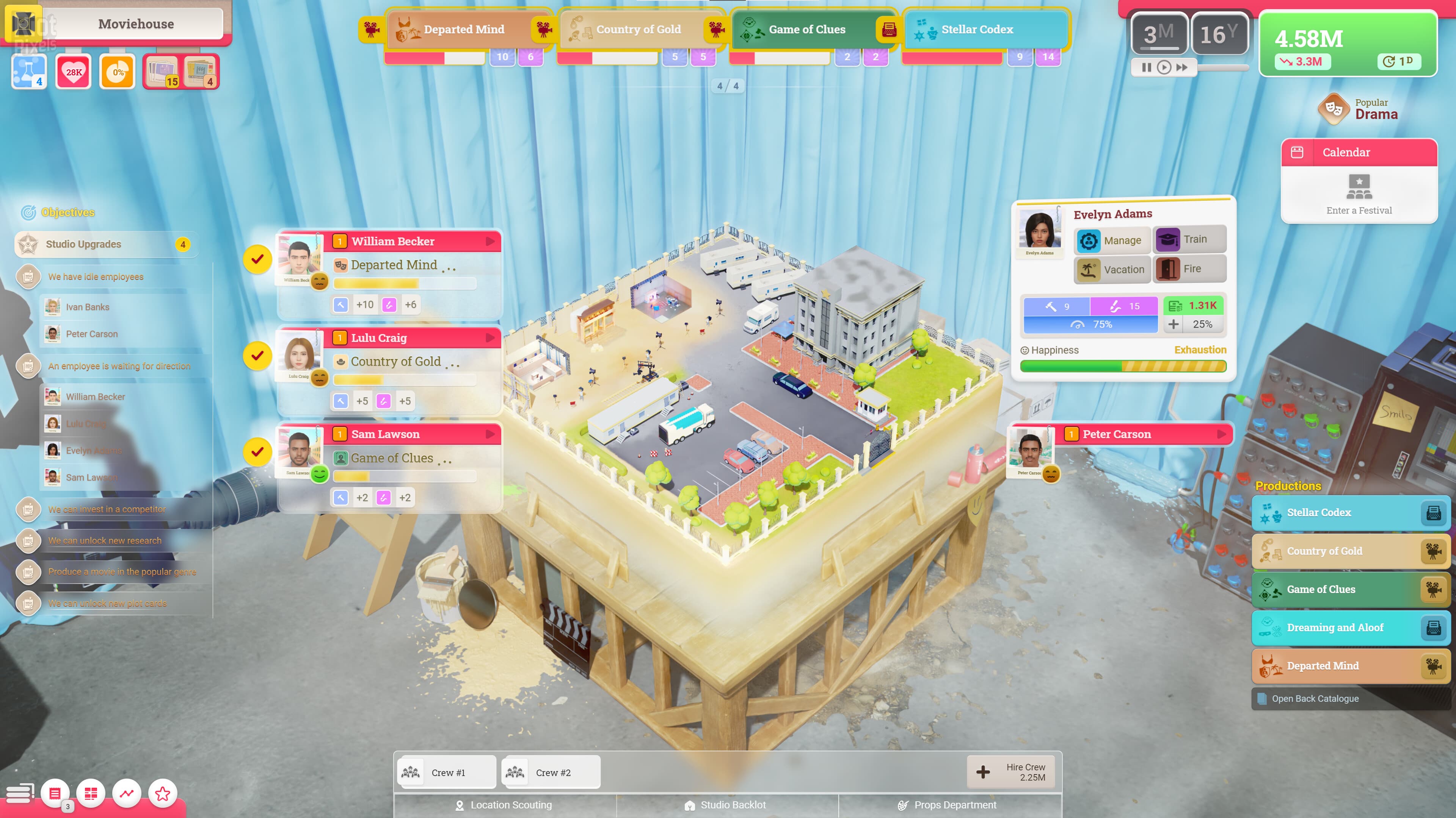 Moviehouse: The Film Studio Tycoon – v1.4.0 screenshot 2