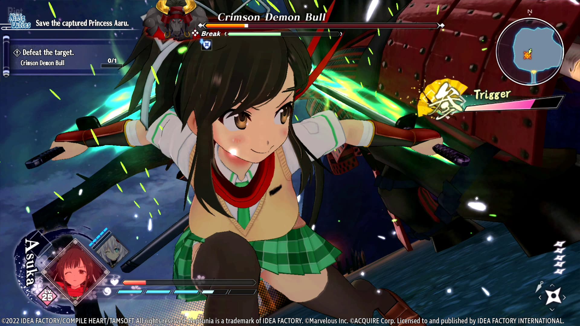Neptunia x SENRAN KAGURA: Ninja Wars – v1.00 + v1.01 screenshot 1
