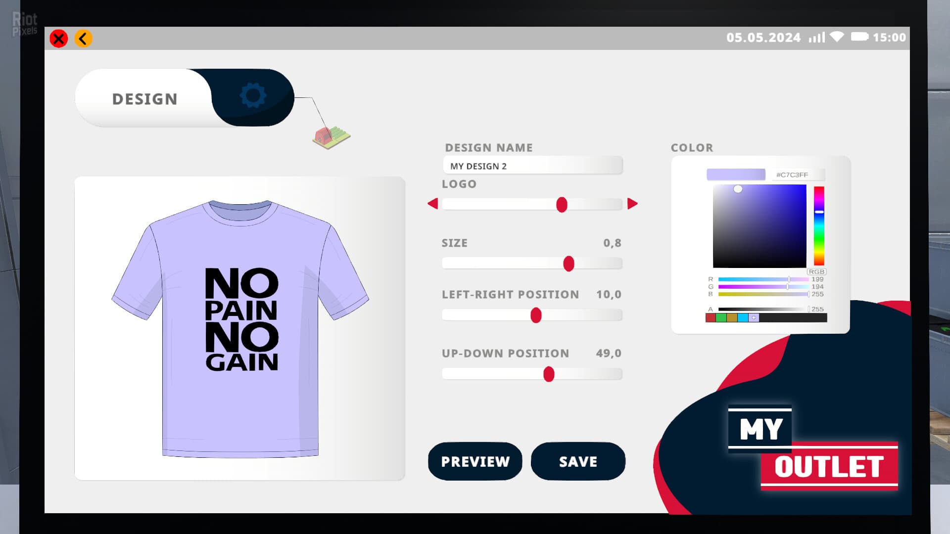 Factory Outlet Simulator – v1.0.0 screenshot 2