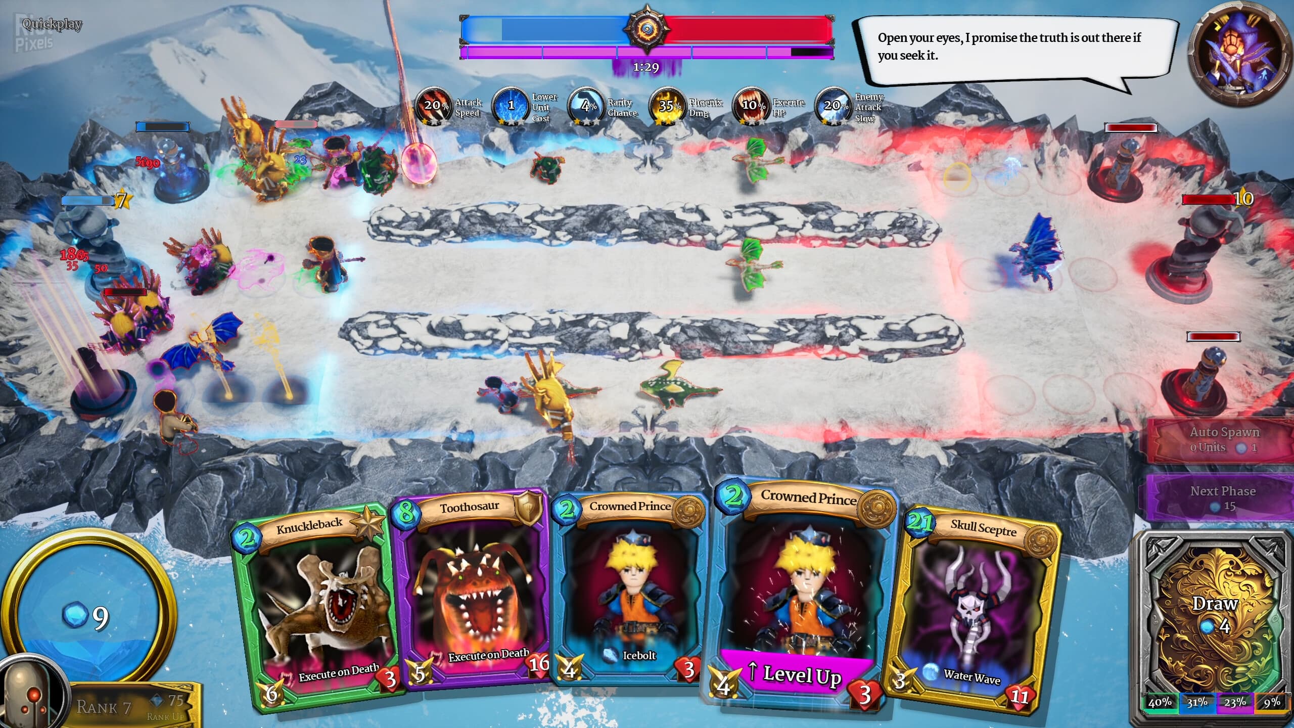 Battle Waves: Card Tactics screenshot 1