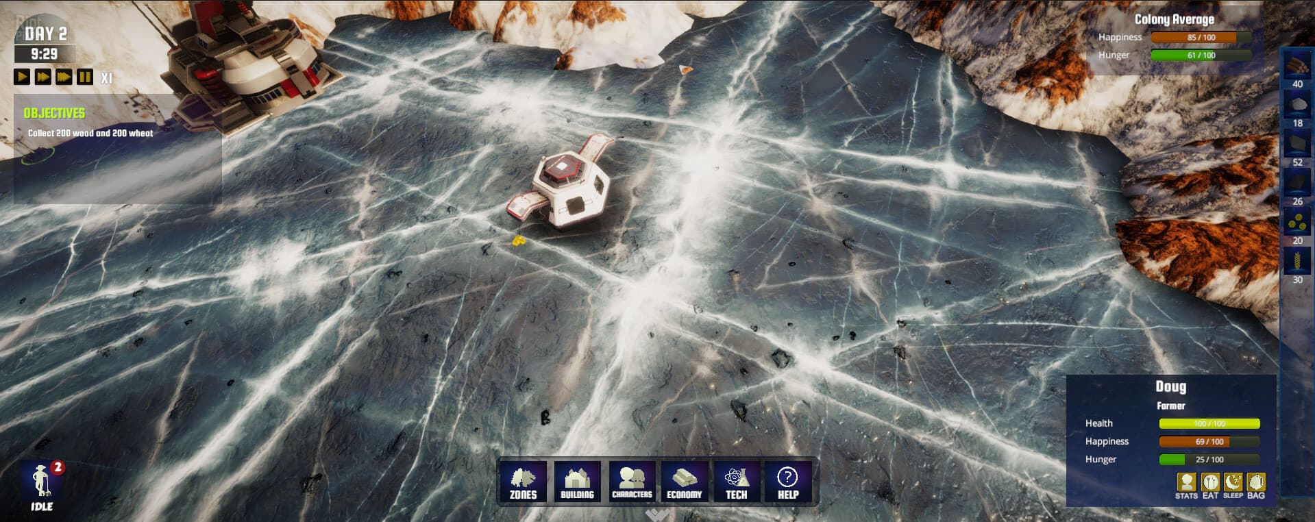 Colonization Simulator screenshot 3