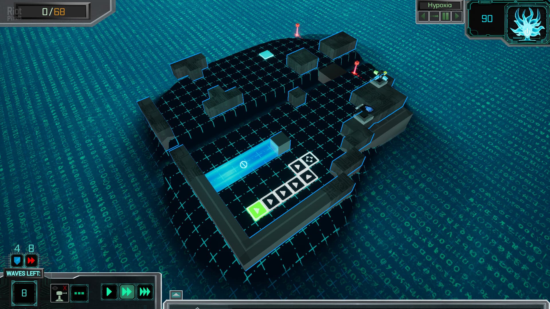 Bytes: The Reverse Tower Defense screenshot 1